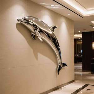 Belle figurine d'animal en aluminium faite à la main adaptée à la décoration de la maison bureau bureau et présentoir de salon moderne - Product Image 1