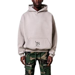 Sudadera con capucha de algodón de 500GSM lavado de lujo Premium para hombre, jersey con logotipo personalizado, sudaderas con capucha de gran tamaño para hombre - Product Image 1