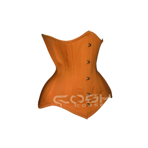 Nuevo Diseño de Corsé de Entrenamiento de Cintura con Varillas de Acero Debajo del Busto, de Algodón Rojo - Product Image 4