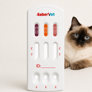 Prueba Rápida 3 en 1 para Detección de FeLV, FIV y Toxoplasmosis en Sangre, Kit de Tiras Reactivas para Veterinaria - Product Image 1