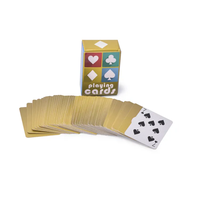 Prix bas en gros vente chaude cartes de jeu de poker taille personnalisable couleur Logo motif personnalisé Mini cartes à jouer en papier