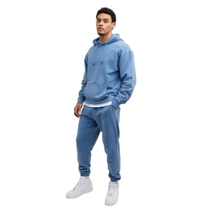 Survêtement unisexe de haute qualité 100% coton Streetwear imprimé Pakistan sur mesure Tailles grandes Hoodies Sweatshirts Logo brodé - Product Image 4