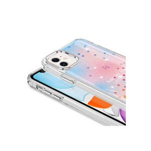 Coque de protection intégrale durable en TPU souple avec motif brillant et placage premium pour la série 11/7plus-SAFA - Product Image 2