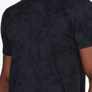 เสื้อยืดผ้าฝ้าย100% สำหรับผู้ชายเสื้อยืดผ้าถักพิมพ์โลโก้ผ้าถักพิมพ์ลายสำหรับผู้ใหญ่ทำจากผ้าซักเป็นกรด - Product Image 4