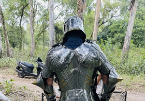 Traje completo de armadura Traje de armería del siglo XV Traje de armadura de caballero templario de alta calidad de buena calidad | Caballeros cruzados - Product Image 2