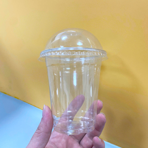 QUANG QUAN gros gobelets en plastique PP transparents avec couvercles gobelets en plastique jetables pour Smoothie café limonade bulle thé au lait - Product Image 6