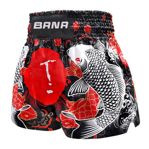 Short de boxe à sublimation avec short de haute qualité Short de combat de boxe de kickboxing Logo personnalisé Short MMA - Product Image 2