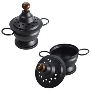 Double Handle Design <b>Incense</b> Burner Indoor Decor Tableware Iron Coal Burners Natural Fragrance Design <b>Cone</b> <b>Incense</b> Holder - Product Image 3