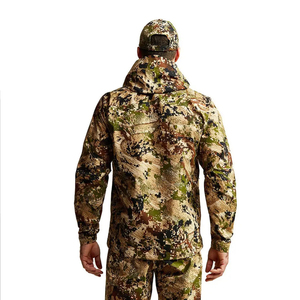 Véritable Uniforme Tactique Camouflage Léger Softshell Veste de Chasse à Capuche Coupe-Vent Imperméable Anti-UV Hommes - Product Image 4