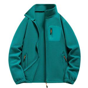 Chaqueta de Motocicleta de Lona para Hombre, Estilo Invernal, Forrada de Felpa, Gruesa, Cálida, Transpirable, con Cierre de Cremallera, Casual, Impermeable y Resistente al Viento - Product Image 2