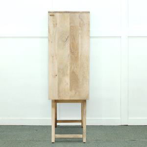 Luxury Four-Door Solid <b>Mango</b> <b>Wood</b> Cabinet Antique Teak Iron Finish Modern Home Furniture for Living Room Bedroom Natural <b>Timber</b> - Product Image 5