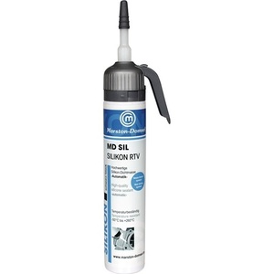 MARSTON 200ml Automatic Cartridge MD SIL Black <b>Silicone</b> Sealant for Automotive Rubber - Product Image 1