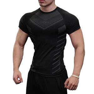 T-shirts de compression de forme physique de gymnase pour des hommes - Product Image 4