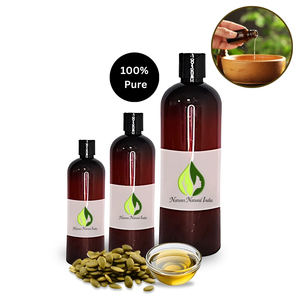 Aceite de Semilla de Calabaza Prensado en Frío, Grado Cosmético, Natural 100% Puro, Suministro al por Mayor, Calidad de Exportación, Aceites Naturales de la India, Aroma - Product Image 2