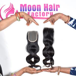 Nouvelle Extension de trame de cheveux soyeux indiens vierges de la meilleure qualité Vague de corps dessinée unique avec des Styles de vague profonde de vague d'eau brillante à vendre - Product Image 2