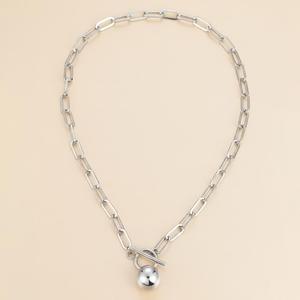 Collier minimaliste en acier inoxydable à maillons pour femme - Cadeau idéal pour un usage quotidien - Product Image 3