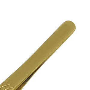 แหนบถอนขนตาสำหรับผู้หญิงแหนบหนีบขนตาทำจากสเตนเลสสตีลสั่งทำโลโก้ได้ตามต้องการ - Product Image 5