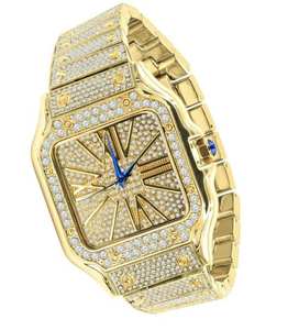Premium Quality Water Resistant Analog Diamond <b>Watch</b> <b>for</b> <b>Men</b> Glass Stylish Stainless Steel Band <b>for</b> Office Wear Reasonable - Product Image 3