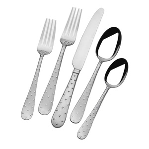 Elegante juego de cubiertos desechables ecológicos Asas de resina Rosa Cabezas de acero inoxidable para cenas elegantes Cestas de regalo de bodas - Product Image 1