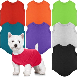 Usine personnaliser blanc grand chien robe vêtements t-shirt fabricants d'animaux de compagnie en gros été pas cher chien t-shirt pour animaux de compagnie - Product Image 2