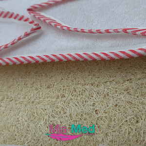 Mia Med grande Natural respetuoso con el medio ambiente exfoliante corporal Loofah 34 cm Biodegradable baño ducha herramienta depurador Etiqueta Privada esponja Simple - Product Image 3