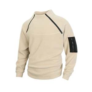 Sudadera con Capucha para Hombre, 100% Algodón, Corte Holgado, Manga Larga, Cuello Alto, Forro Polar, Bordado, Estampado Digital, para Invierno - Product Image 5