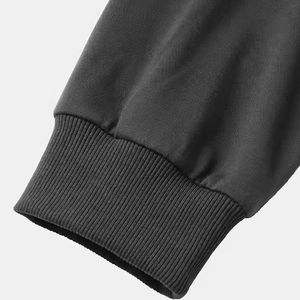 Sweat-shirt de sport décontracté pour homme 100% coton imperméable à fermeture éclair séchage rapide multi-poches taille XL motif uni pour l'automne hiver - Product Image 2