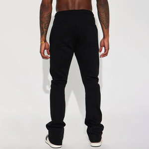 Custom Streetwear Casual Unisex Eco-Friendly Breathable Drawstring Closure 100% Cotton 300 Gsm Heavyweight Sweatpants New - Product Image 2