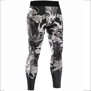 กางเกงเลกกิ้งออกกำลังกายแบบกำหนดเองชุดออกกำลังกายสำหรับผู้ชายกางเกงฟิตเนสไซส์ใหญ่พิเศษ - Product Image 4