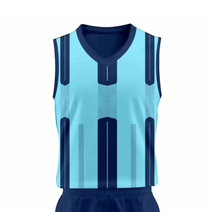 Vêtements de sport de base Uniformes de volleyball de couleur unie pour hommes Uniformes d'entraînement personnalisés Vente en gros Uniformes de volleyball de conception OEM - Product Image 5