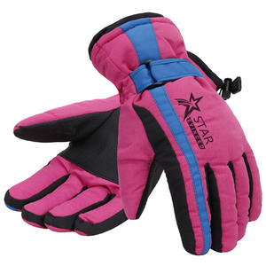 Custom logo Winter Outdoor Skiing <b>Gloves</b> Heated Waterproof Winter Snowboard Ski <b>Gloves</b> with Wrist Guards - Product Image 1
