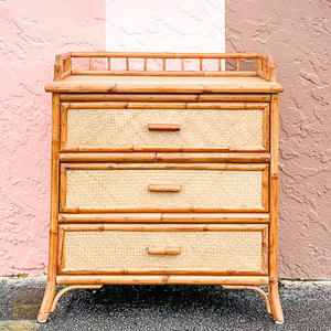 Home <b>storage</b> <b>drawer</b> <b>cabinets</b> wholesale rattan furniture best price natural cupboard <b>with</b> 3 <b>drawers</b> - Product Image 6