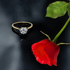 Anillo Solitario con Diamante Cultivado en Laboratorio, Oro Amarillo de 14K, Corte Redondo, Certificado IGI, para Mujer, DUA para Compradores Globales y Mercados de Exportación - Product Image 6