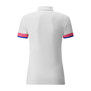 Polos de golf à manches courtes coupe ajustée pour femmes Tissu tricoté respirant à séchage rapide et évacuation de l'humidité Logo personnalisé pour les sports de plein air - Product Image 3