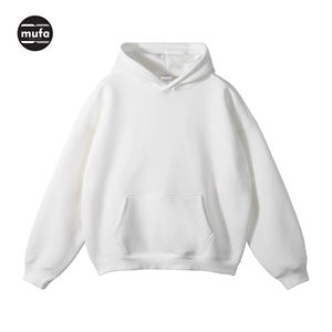 Sudadera con capucha Premium elegante de mezcla de algodón para Unisex 100% Sudadera con capucha de algodón teñido liso para ropa de invierno informal - Product Image 5