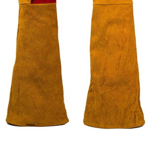 Logo personnalisé Services OEM Gants de sécurité pour hommes Gants de travail en cuir de haute qualité, bon matériau, dernier modèle - Product Image 5