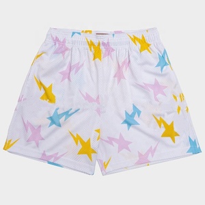 กางเกงขาสั้นตาข่ายสำหรับผู้ชายและผู้หญิงกางเกงขาสั้นระบายอากาศได้ดีทำจากโพลีเอสเตอร์สำหรับฤดูร้อน - Product Image 5