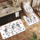 Ensemble de tapis de salle de bain imprimés sur mesure pour salle de bain, rideau de douche antidérapant, tapis de bain - Product Image 3