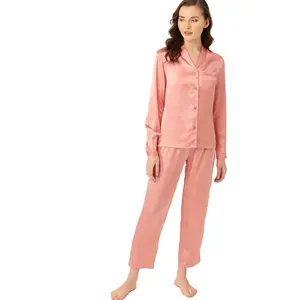 2022新しいファッションカスタマイズされた快適なカジュアルニットピジャマパジャマパジャマセットプラスサイズの女性のパジャマ