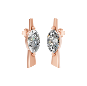 Luxury Moissanite <b>Stud</b> Earrings 925 Sterling <b>Silver</b> Trendy Engagement Gift Jewelry for Women Handmade Fashion Design - Product Image 2