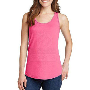 Débardeur de sport pour femme confortable, écologique, respirant et à séchage rapide avec logo frontal – Prix bas, en stock - Product Image 5
