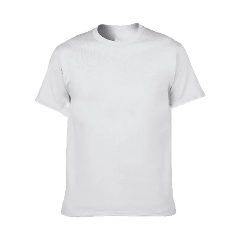 Individuelles T-Shirt Logo-Druck günstige Werbung 100 % Baumwolle Kurzarm kurze Schuhwolle blanko T-Shirts