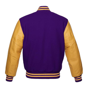 LOW MOQ <b>Retro</b> Vintage Men Letter Embroidered Logo Baseball Bomber Letterman <b>Jackets</b> Custom <b>Leather</b> Varsity <b>Jackets</b> - Product Image 4
