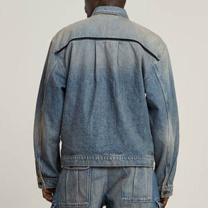 แจ็กเก็ตยีนส์สำหรับผู้ชายเสื้อแจ็กเก็ตเดนิมเข้ารูปแบบมืออาชีพ - Product Image 2