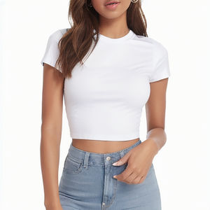 Camisetas Deportivas Cortas Personalizadas de Verano, Transpirables, Lindas, Bordadas, de Manga Corta, Unisex, para Correr, Ropa Deportiva - Product Image 1