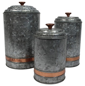 Wholesale Bulk Iron Canister Used For Home Kitchenware Tabletop <b>Food</b> <b>Storage</b> Box With New Quality Hand Crafted - Product Image 5