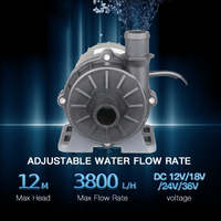 Pompe à eau submersible mini Ambohr WP-DC60A/G avec refroidisseur 950 Cold Plunge 1/2HP 1HP, moteur DC 12/24V, état neuf