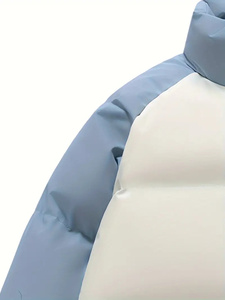 Chaqueta bomber de cuero personalizada directa de fábrica para hombre, transpirable e impermeable, estilo Hip Hop para invierno, precio al por mayor - Product Image 3