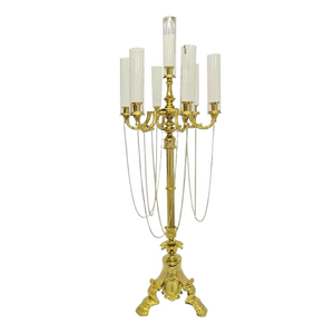 Bougeoir en verre acrylique à 10 bras pour la maison, mariage, anniversaire, saint-valentin, fêtes de Pâques et décorations pour la maison - Product Image 1