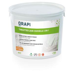 Ecocert 2-en-1 tablettes pour lave-vaisselle tout-eau poudre liquide solide jetable écologique emballée X160 - Product Image 1